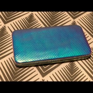 Slim Holographic Silver Wallet from Claire’s